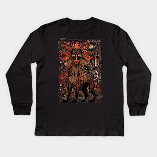 Mythical Beast of Blasphemy Kids Long Sleeve T-Shirt